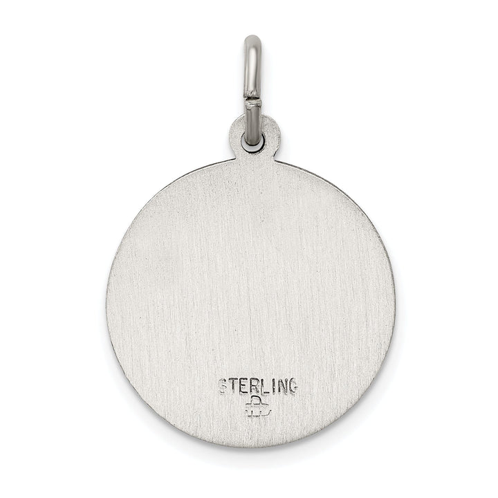 Lovely Rita's Pendants & Charms Sterling Silver Antiqued Blessed Mother Medal