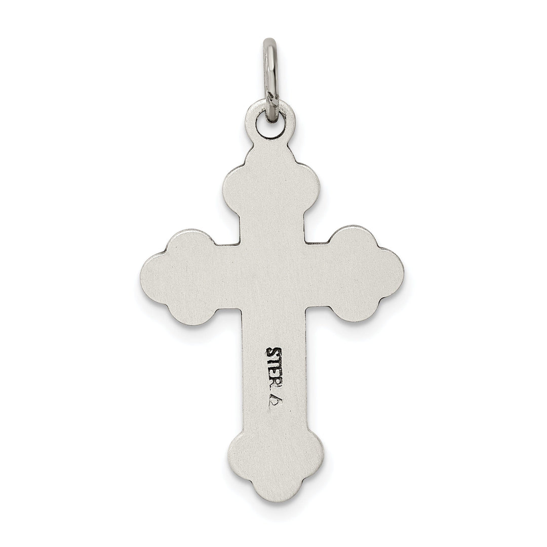 Lovely Rita's Pendants & Charms Sterling Silver Antiqued Budded Cross Pendant