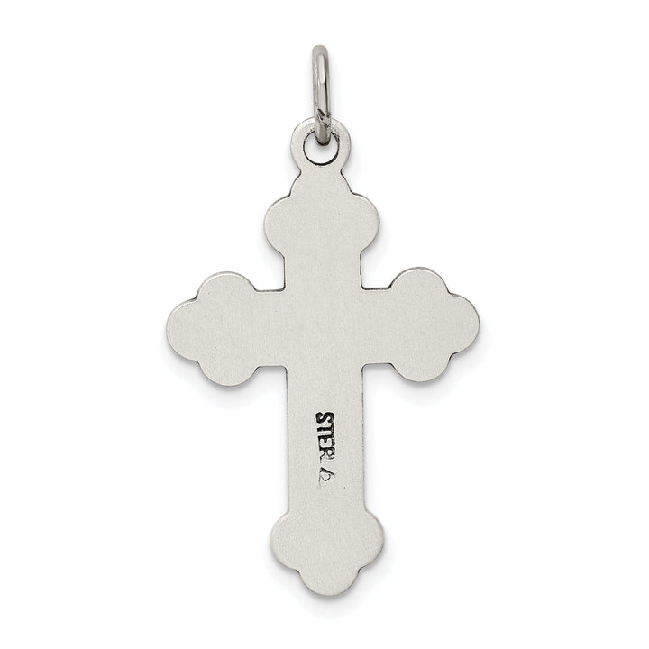 Lovely Rita's Pendants & Charms Sterling Silver Antiqued Budded Cross Pendant