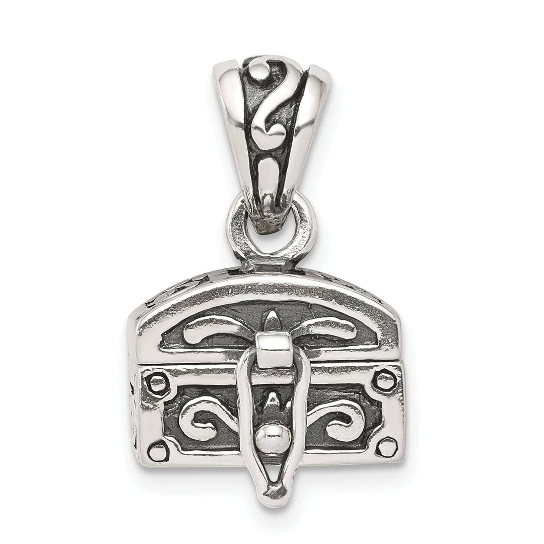Lovely Rita's Pendants & Charms Sterling Silver Antiqued Chest Pendant