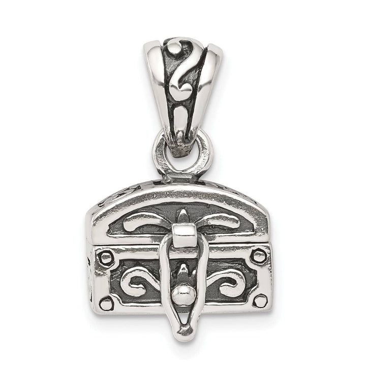 Lovely Rita's Pendants & Charms Sterling Silver Antiqued Chest Pendant