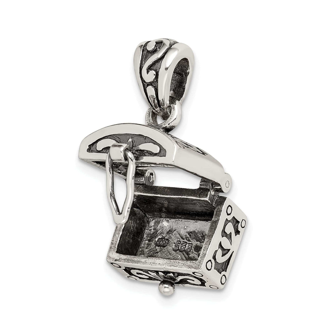 Lovely Rita's Pendants & Charms Sterling Silver Antiqued Chest Pendant