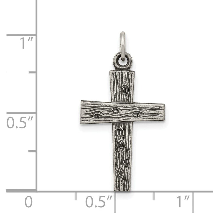 Lovely Rita's Pendants & Charms Sterling Silver Antiqued Cross Charm