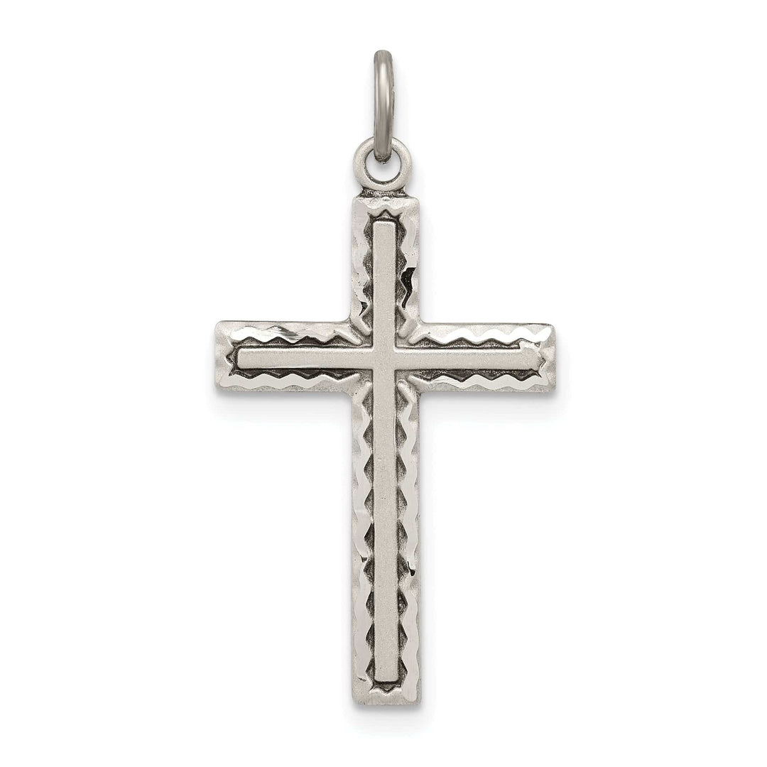 Lovely Rita's Pendants & Charms Sterling Silver Antiqued Cross Charm
