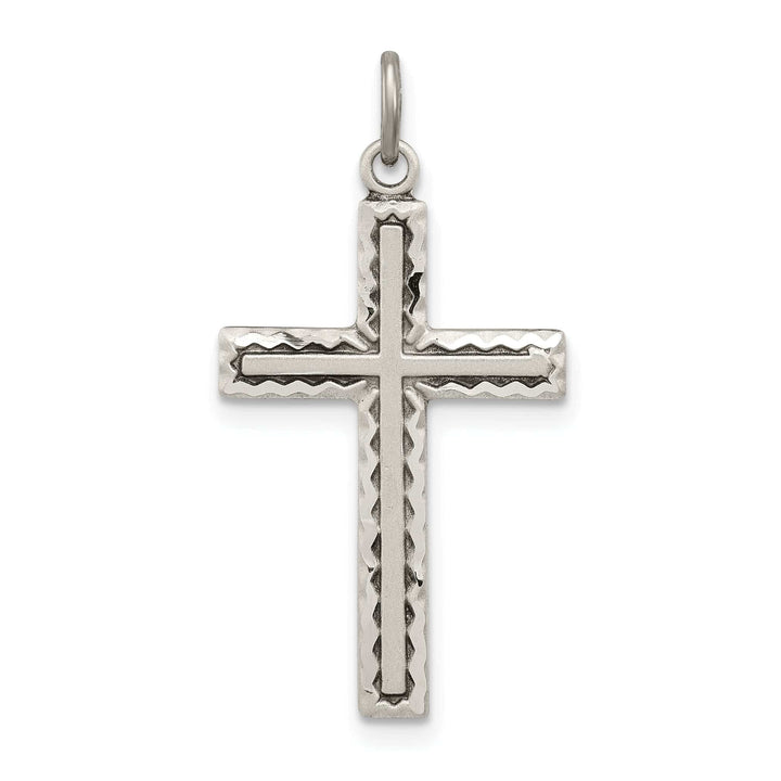 Lovely Rita's Pendants & Charms Sterling Silver Antiqued Cross Charm