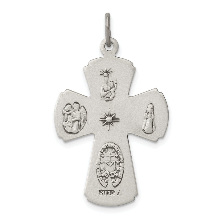 Lovely Rita's Pendants & Charms Sterling Silver Antiqued Cross Pendant