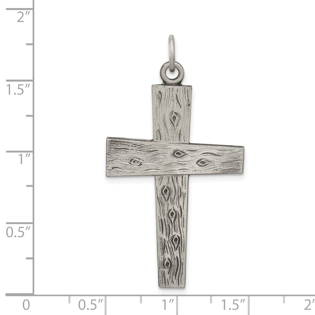 Lovely Rita's Pendants & Charms Sterling Silver Antiqued Cross Pendant