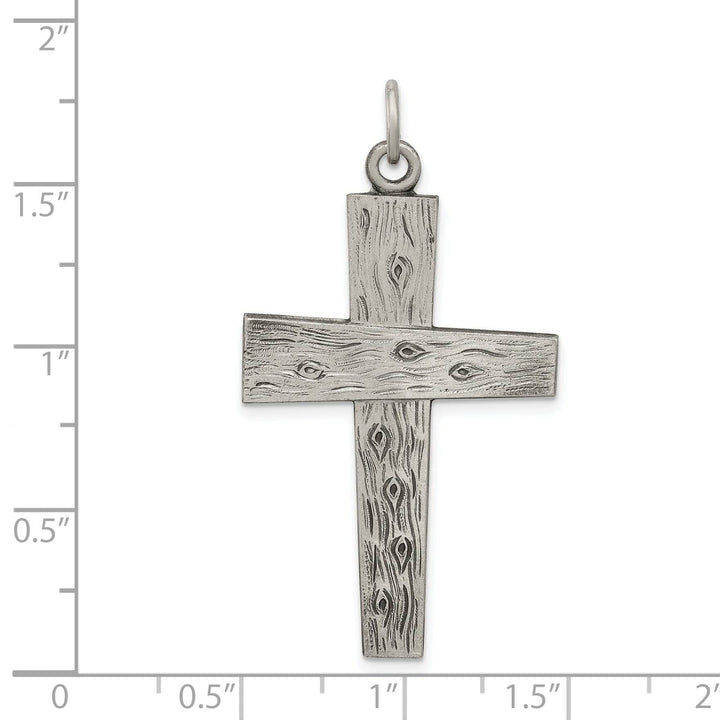 Lovely Rita's Pendants & Charms Sterling Silver Antiqued Cross Pendant