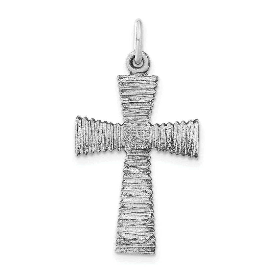 Lovely Rita's Pendants & Charms Sterling Silver Antiqued Cross Pendant