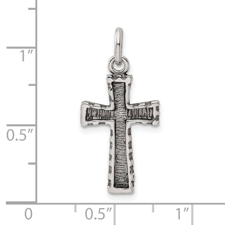 Lovely Rita's Pendants & Charms Sterling Silver Antiqued Cross Pendant
