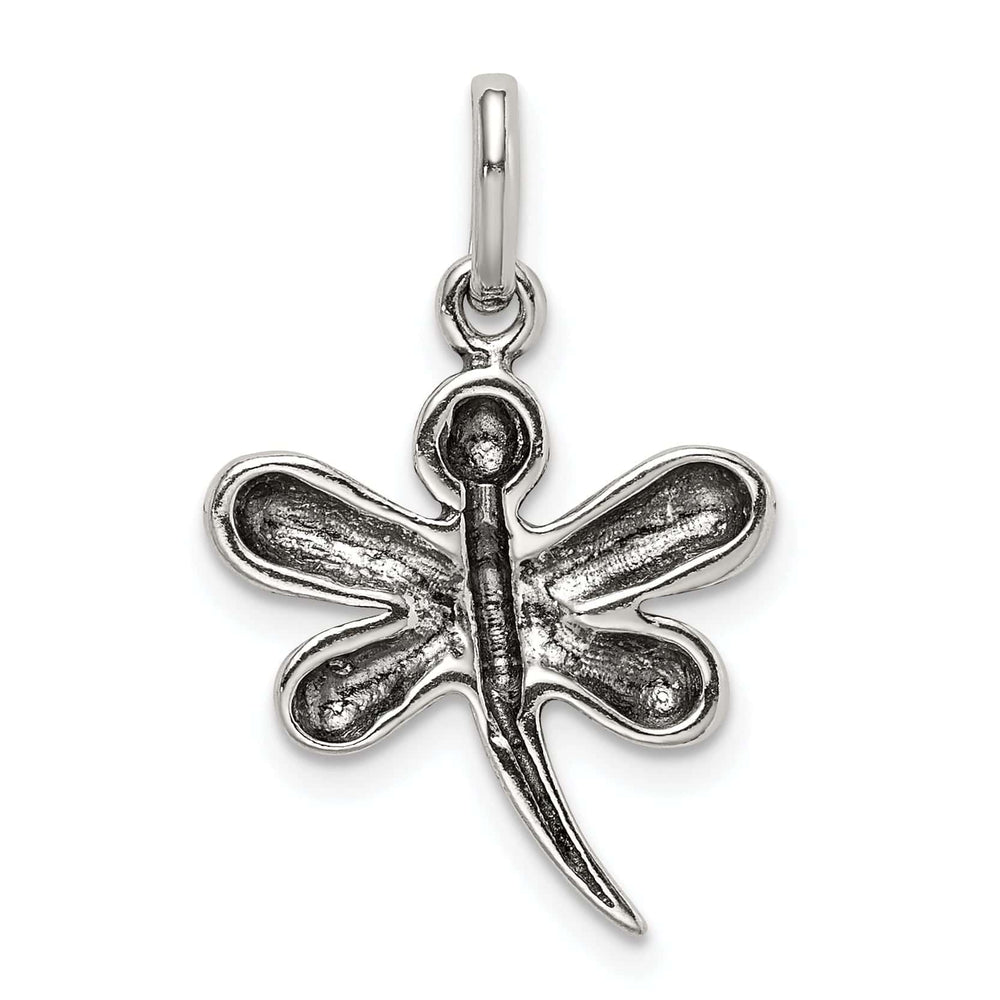 Lovely Rita's Pendants & Charms Sterling Silver Antiqued Dragonfly Pendant