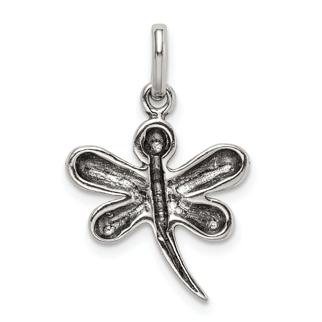 Lovely Rita's Pendants & Charms Sterling Silver Antiqued Dragonfly Pendant