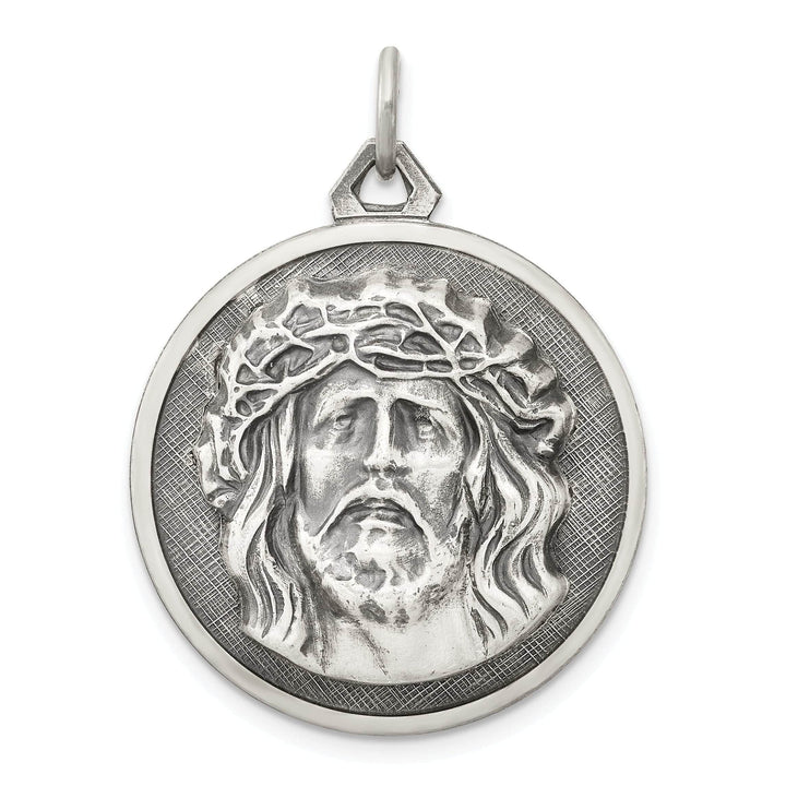 Lovely Rita's Pendants & Charms Sterling Silver Antiqued Ecce Homo Medal