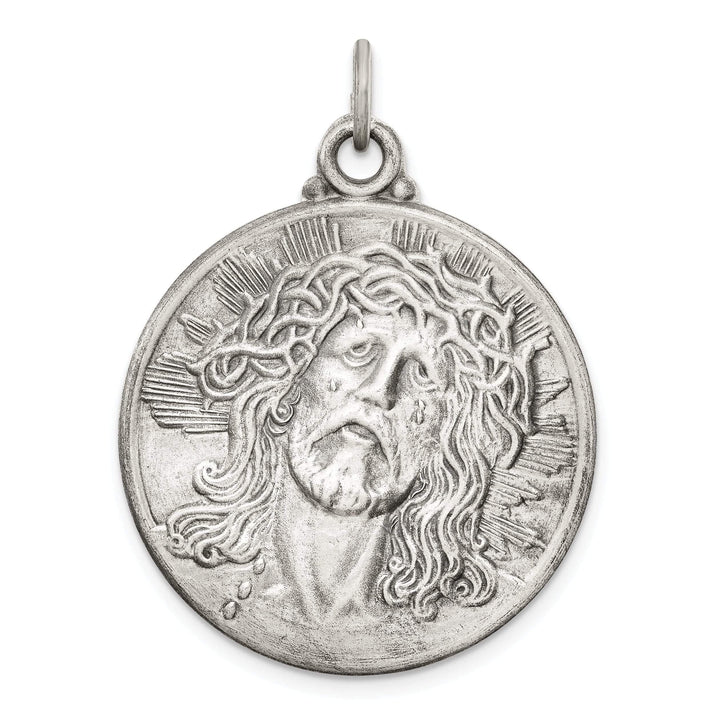 Lovely Rita's Pendants & Charms Sterling Silver Antiqued Ecce Homo Medal