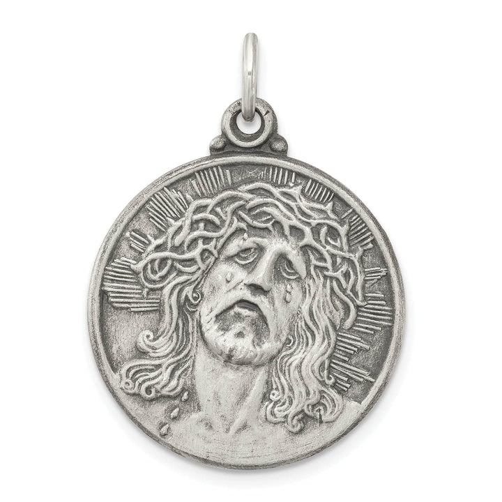 Lovely Rita's Pendants & Charms Sterling Silver Antiqued Ecce Homo Medal