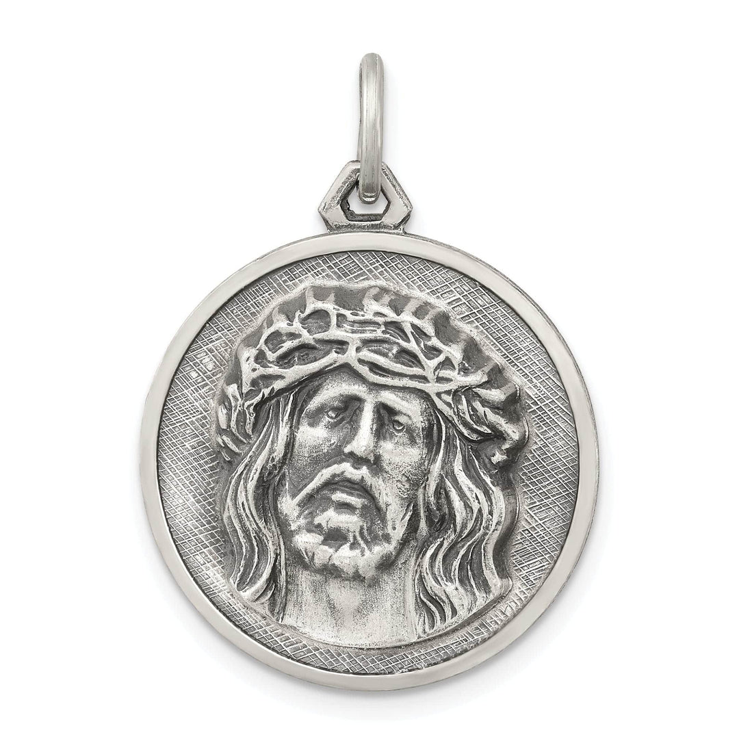Lovely Rita's Pendants & Charms Sterling Silver Antiqued Ecce Homo Medal