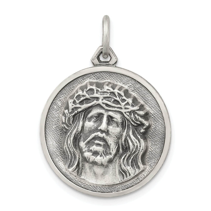 Lovely Rita's Pendants & Charms Sterling Silver Antiqued Ecce Homo Medal
