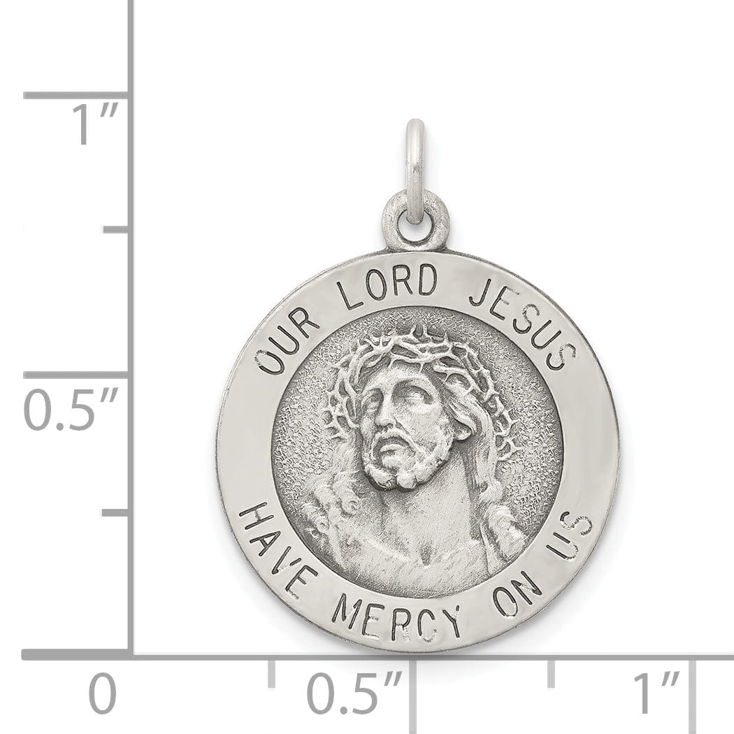 Lovely Rita's Pendants & Charms Sterling Silver Antiqued Ecce Homo Medal