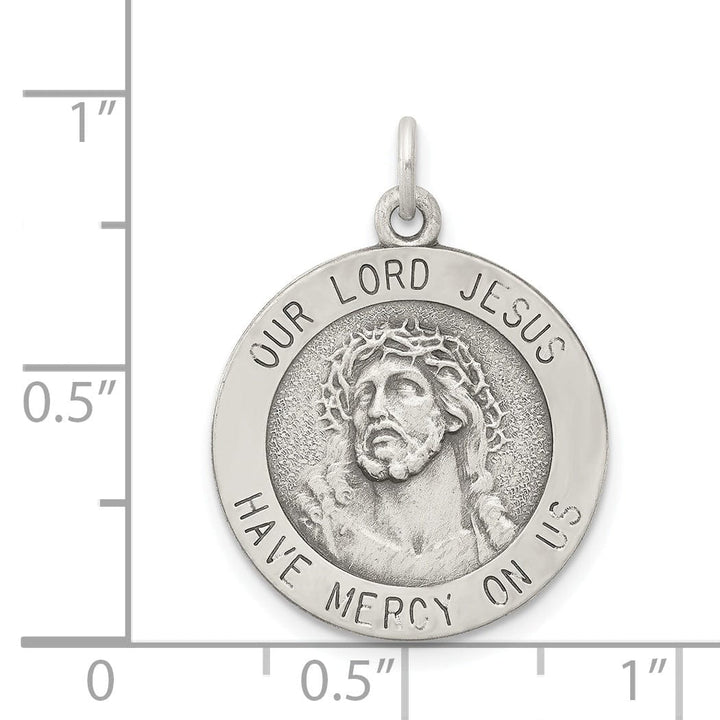 Lovely Rita's Pendants & Charms Sterling Silver Antiqued Ecce Homo Medal