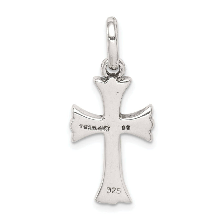 Lovely Rita's Pendants & Charms Sterling Silver Antiqued Finish Cross Pendant