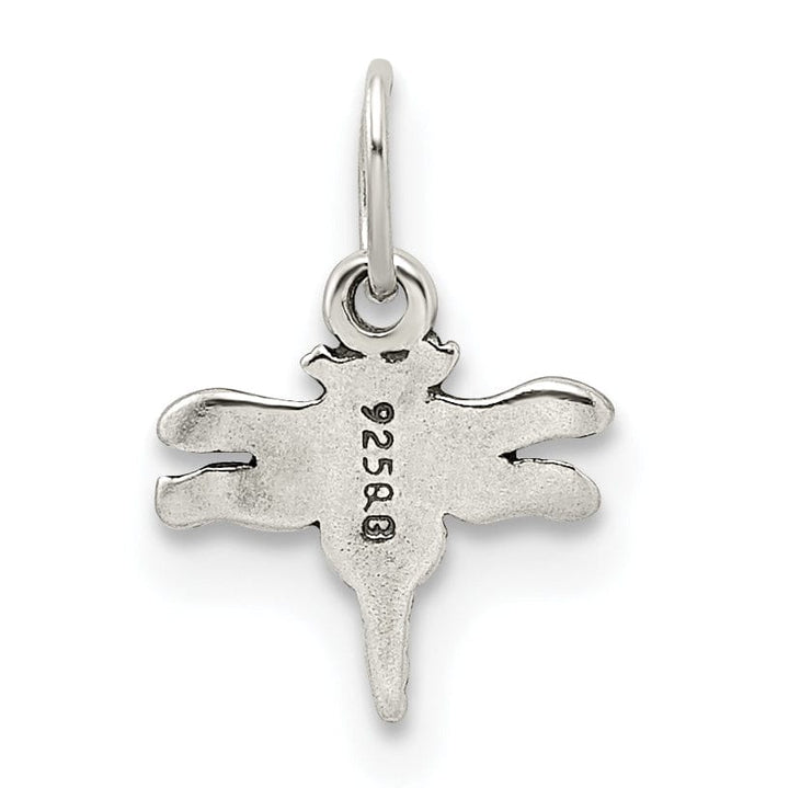 Lovely Rita's Pendants & Charms Sterling Silver Antiqued Finish Dragonfly Charm