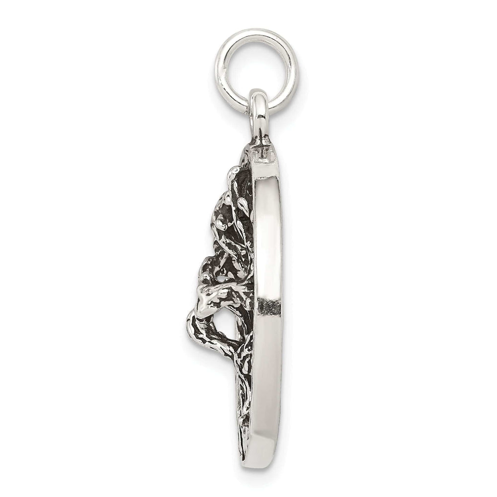 Lovely Rita's Pendants & Charms Sterling Silver Antiqued Finish Tree Charm