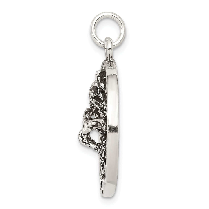 Lovely Rita's Pendants & Charms Sterling Silver Antiqued Finish Tree Charm