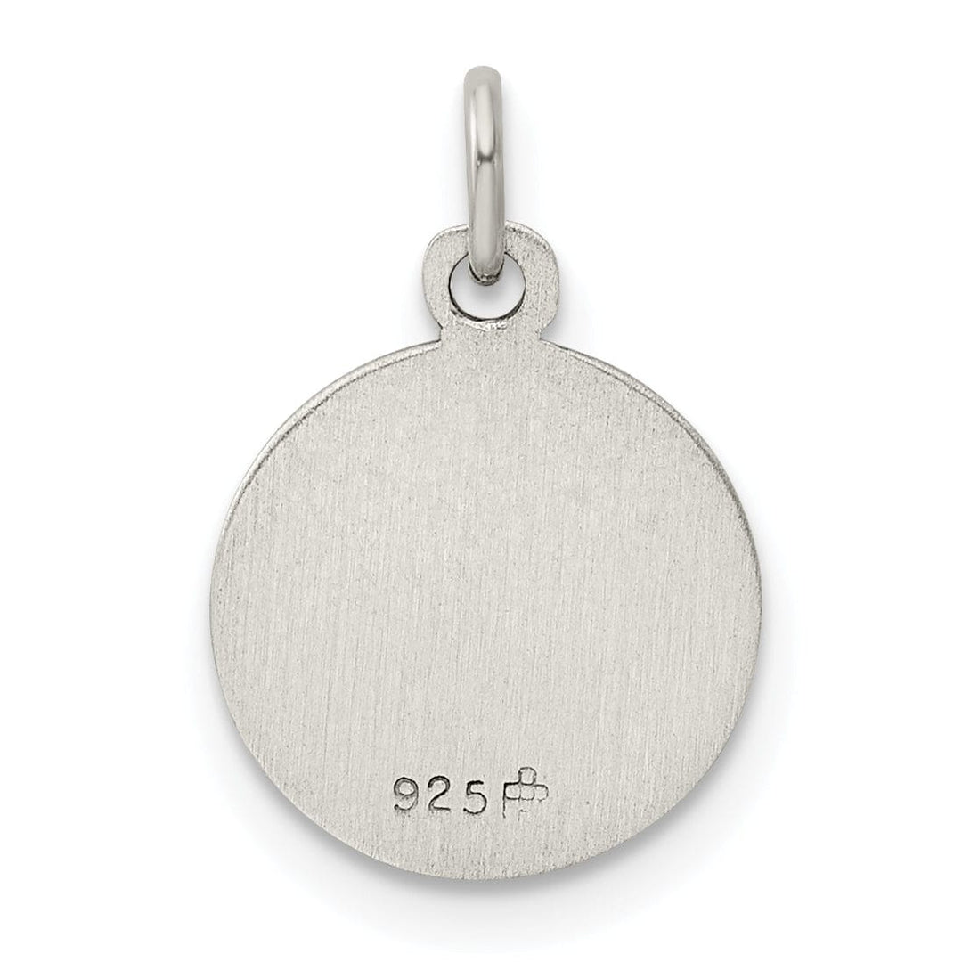 Lovely Rita's Pendants & Charms Sterling Silver Antiqued Guardian Angel Medal