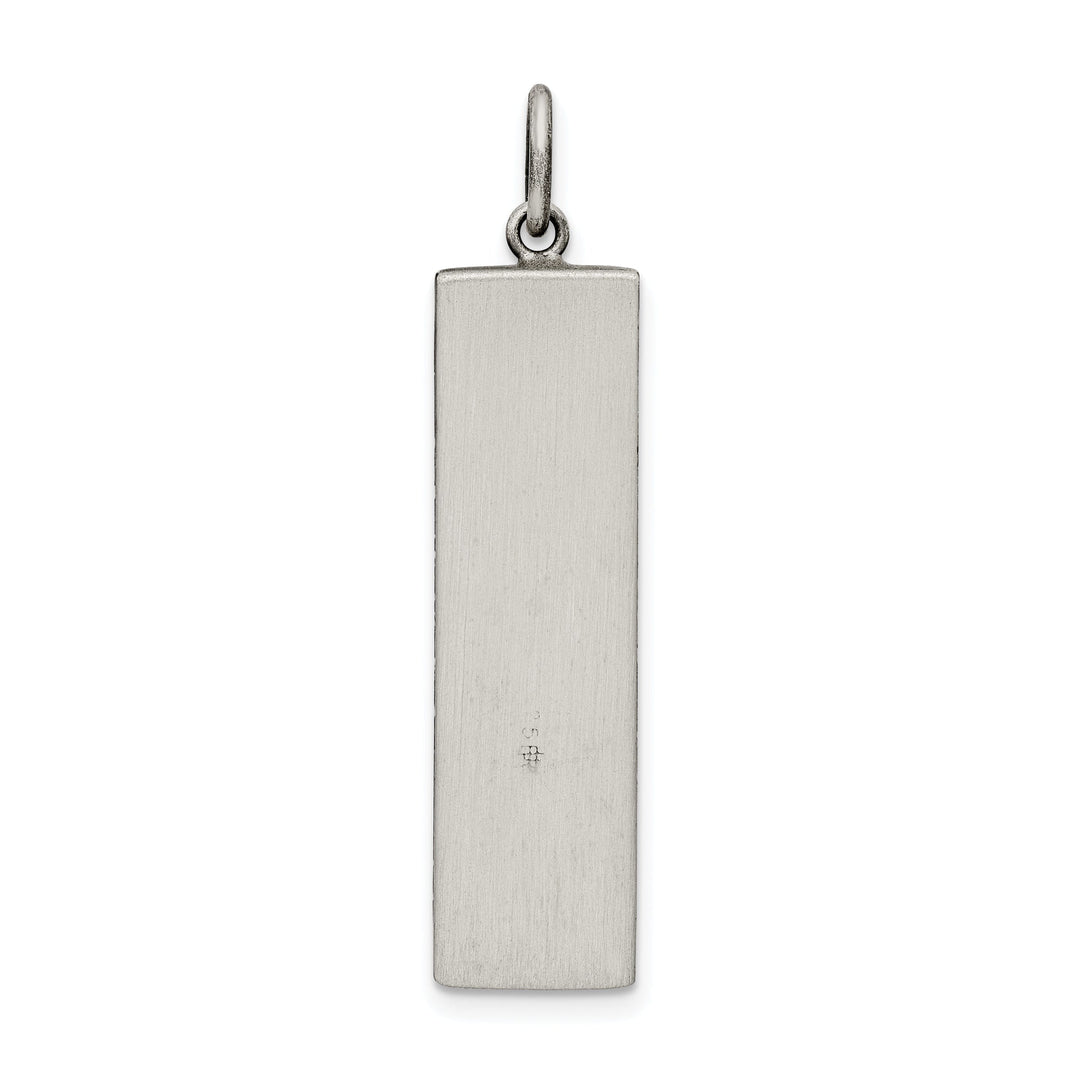 Lovely Rita's Pendants & Charms Sterling Silver Antiqued Mezuzah Pendant