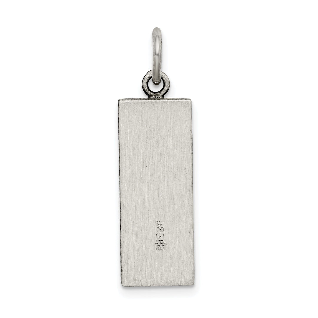 Lovely Rita's Pendants & Charms Sterling Silver Antiqued Mezuzah Pendant