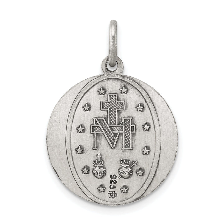 Lovely Rita's Pendants & Charms Sterling Silver Antiqued Miraculous Medal