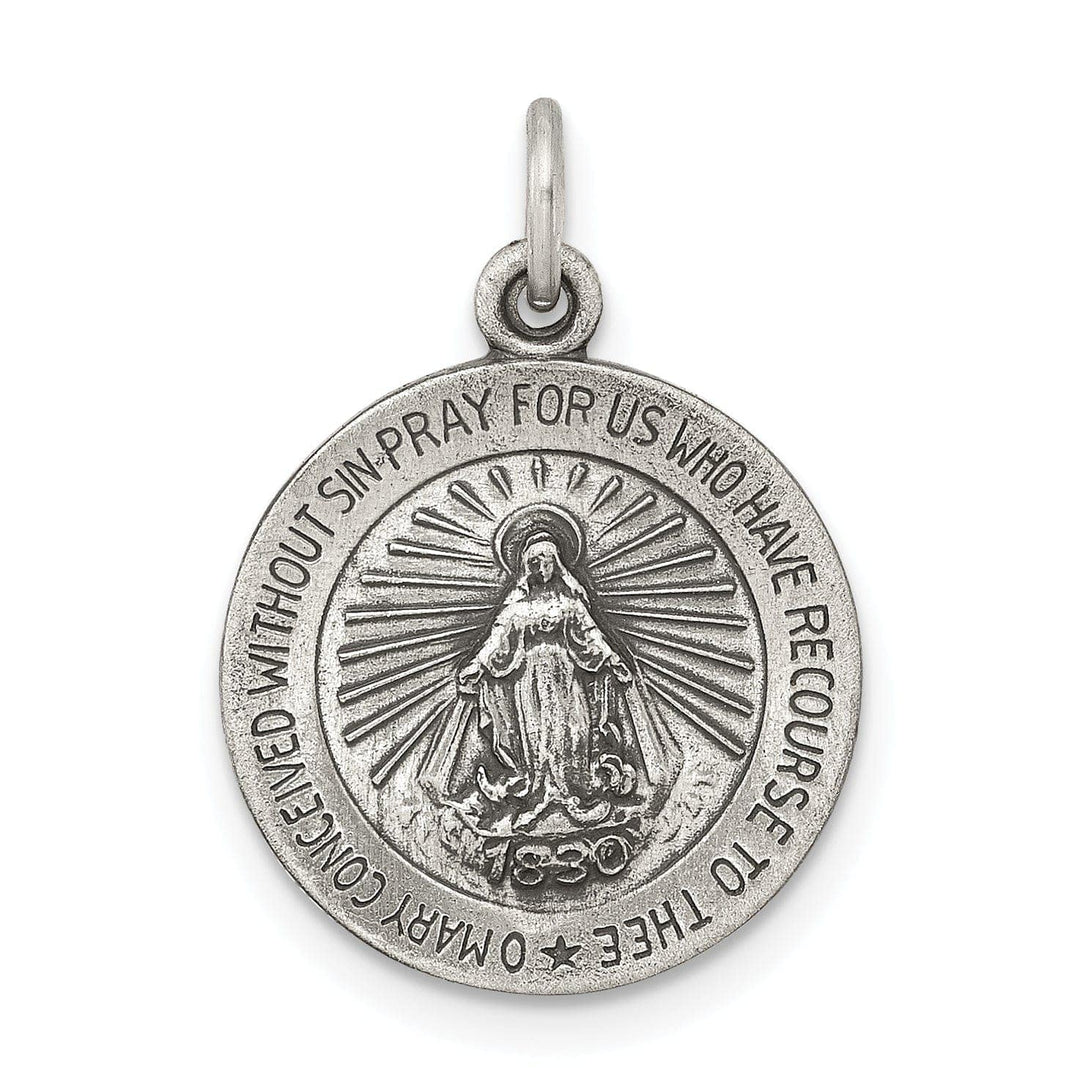 Lovely Rita's Pendants & Charms Sterling Silver Antiqued Miraculous Medal