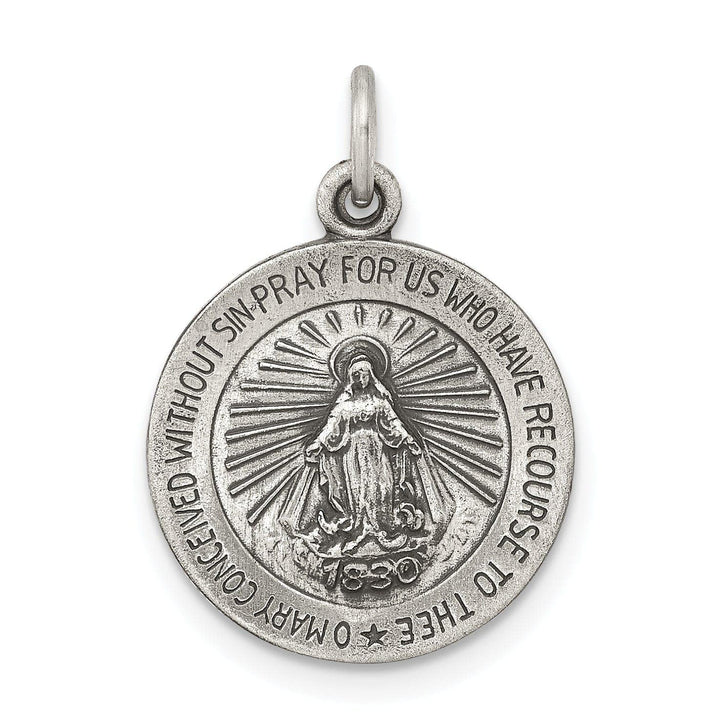 Lovely Rita's Pendants & Charms Sterling Silver Antiqued Miraculous Medal