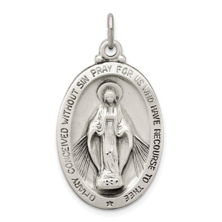 Lovely Rita's Pendants & Charms Sterling Silver Antiqued Miraculous Medal