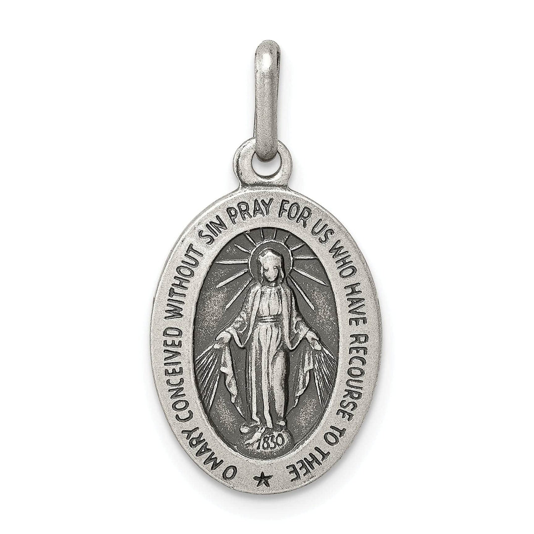 Lovely Rita's Pendants & Charms Sterling Silver Antiqued Miraculous Medal