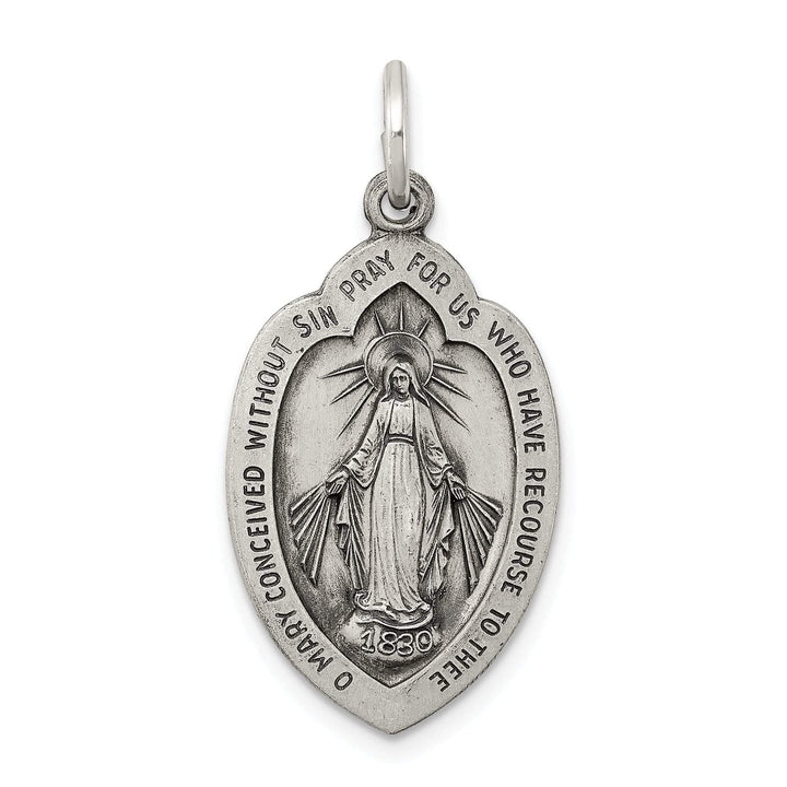 Lovely Rita's Pendants & Charms Sterling Silver Antiqued Miraculous Medal