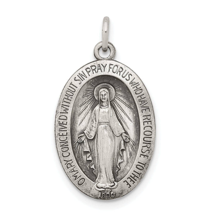 Lovely Rita's Pendants & Charms Sterling Silver Antiqued Miraculous Medal