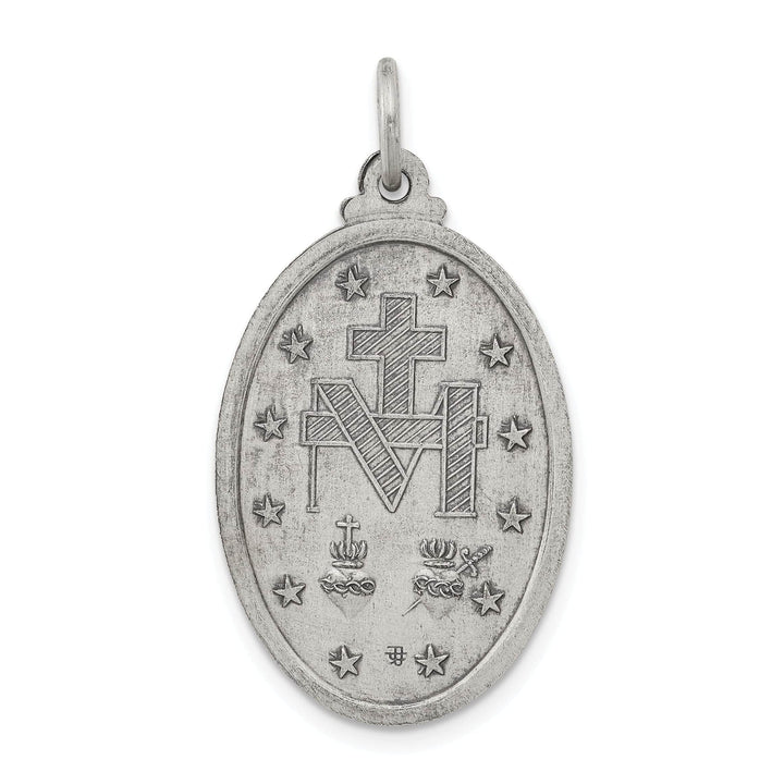 Lovely Rita's Pendants & Charms Sterling Silver Antiqued Miraculous Medal