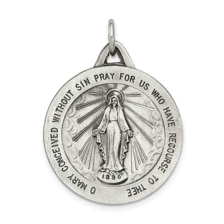 Lovely Rita's Pendants & Charms Sterling Silver Antiqued Miraculous Medal