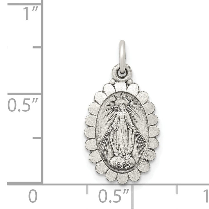 Lovely Rita's Pendants & Charms Sterling Silver Antiqued Miraculous Medal