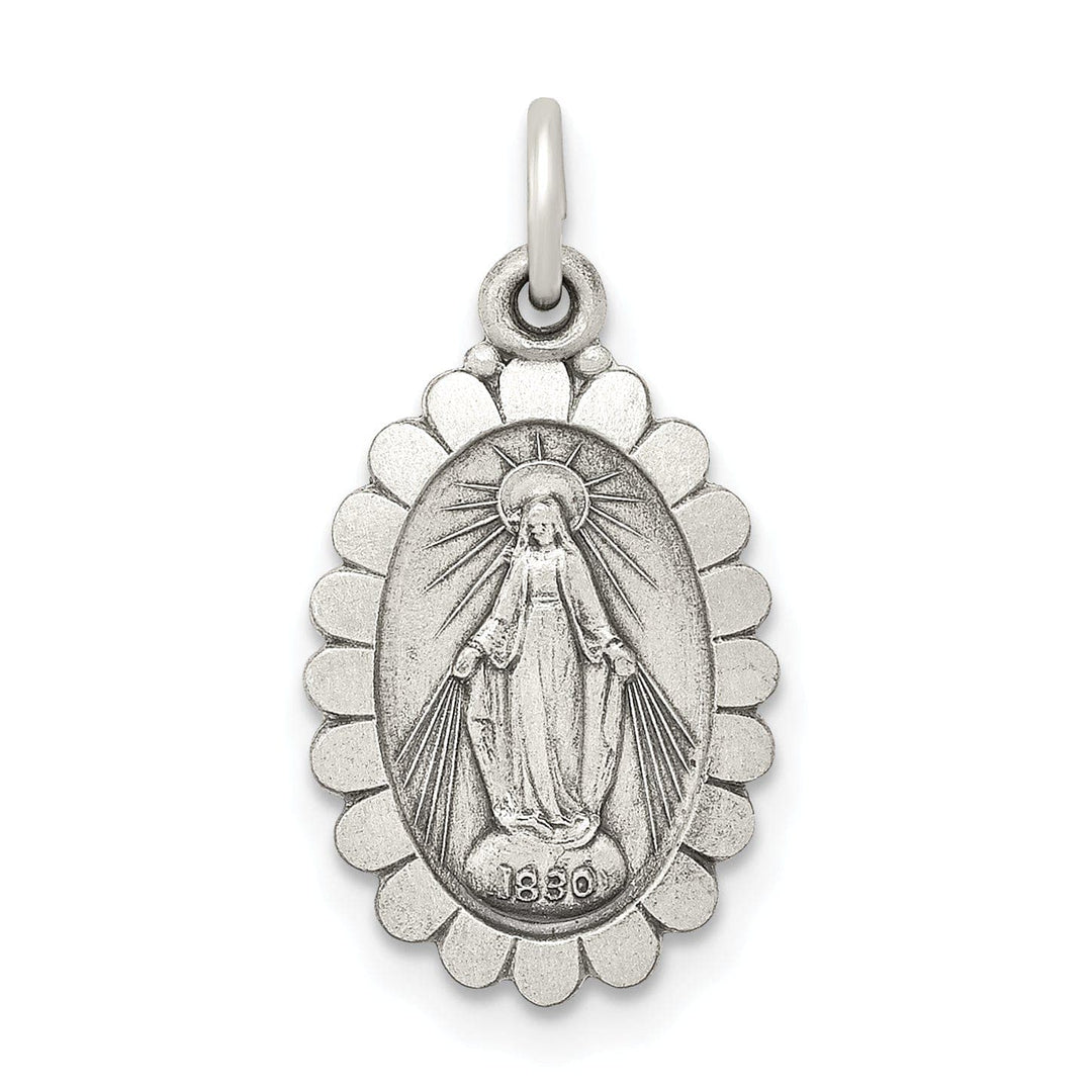 Lovely Rita's Pendants & Charms Sterling Silver Antiqued Miraculous Medal