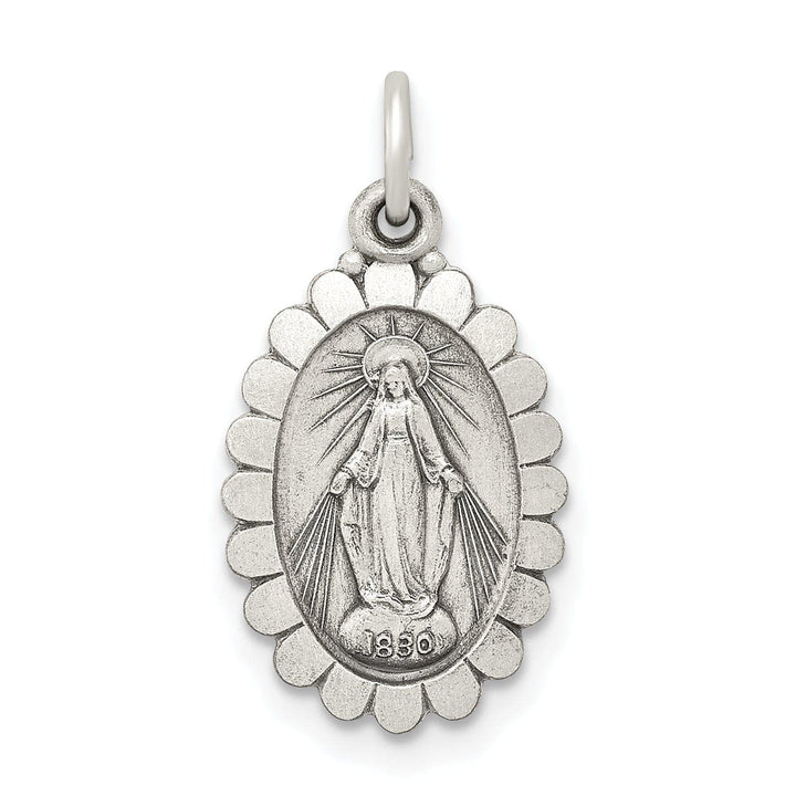 Lovely Rita's Pendants & Charms Sterling Silver Antiqued Miraculous Medal