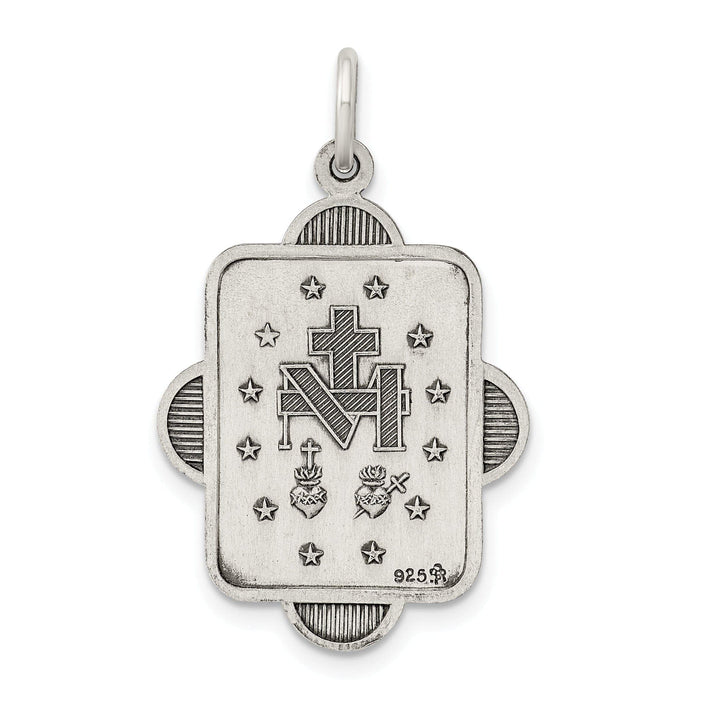 Lovely Rita's Pendants & Charms Sterling Silver Antiqued Miraculous Medal
