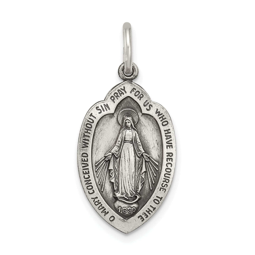 Lovely Rita's Pendants & Charms Sterling Silver Antiqued Miraculous Medal