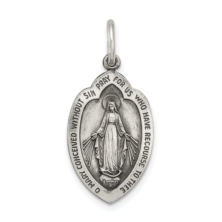 Lovely Rita's Pendants & Charms Sterling Silver Antiqued Miraculous Medal