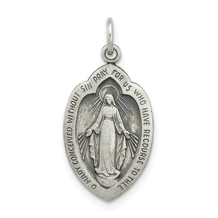 Lovely Rita's Pendants & Charms Sterling Silver Antiqued Miraculous Medal