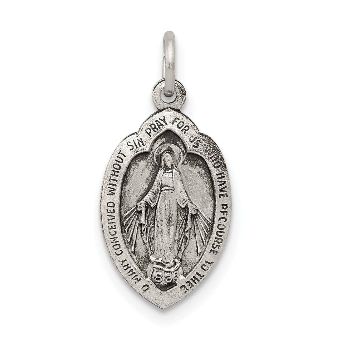 Lovely Rita's Pendants & Charms Sterling Silver Antiqued Miraculous Medal