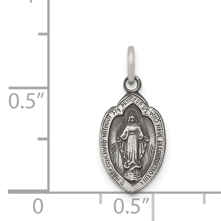 Lovely Rita's Pendants & Charms Sterling Silver Antiqued Miraculous Medal
