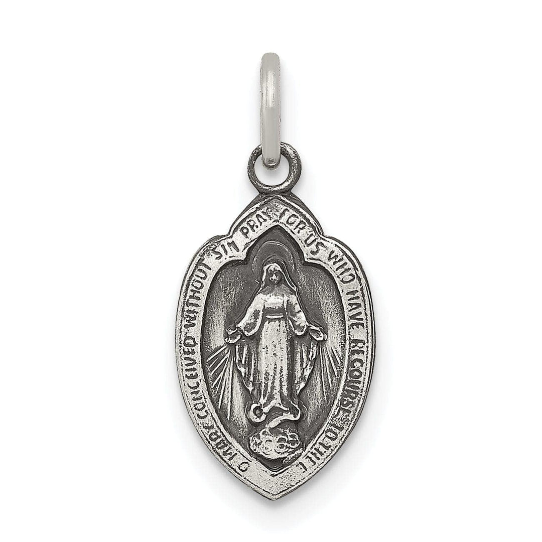 Lovely Rita's Pendants & Charms Sterling Silver Antiqued Miraculous Medal