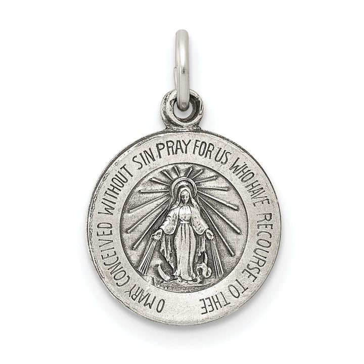 Lovely Rita's Pendants & Charms Sterling Silver Antiqued Miraculous Medal